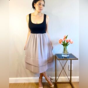 Lovely babydoll dress, midi length, soft on skin, slip-on, easy for travel